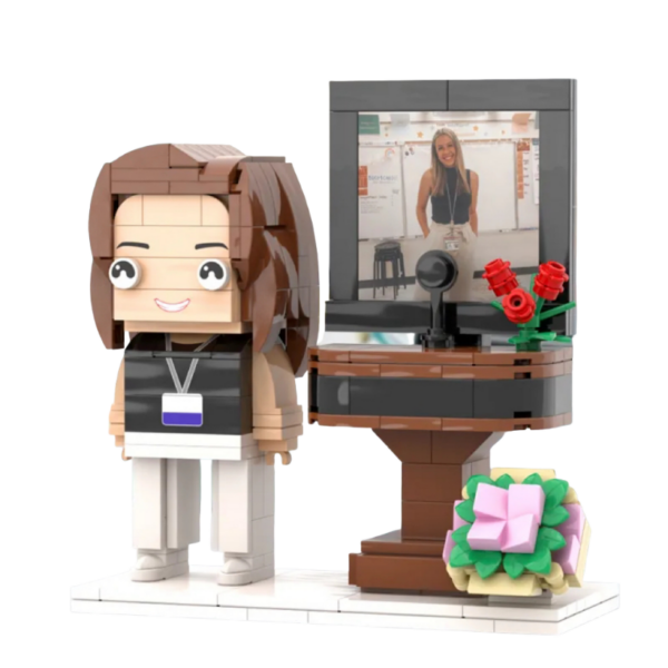 Custom Brick Figures Teacher Gift | Full-Body Personalised Set ...