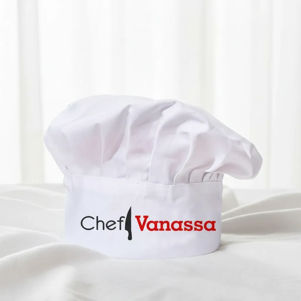 Personalised Chef Hat with Custom Name, Fun Kitchen Gift – personalised gift, premium product photo